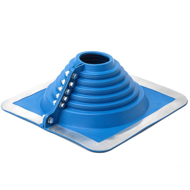 Проходной элемент MF прямой №4R (75-160мм) +185 EPDM синий