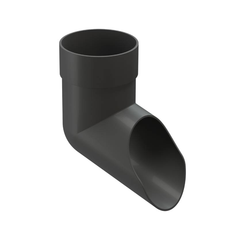 Наконечник для водосточной трубы Docke PREMIUM, графит