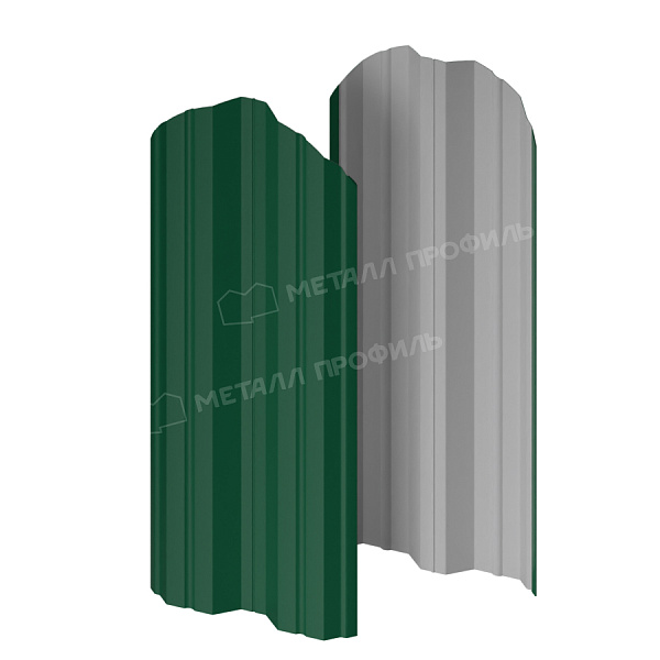 Штакетник металлический МП М-111-О (ПЭ-01-6005-0.4)