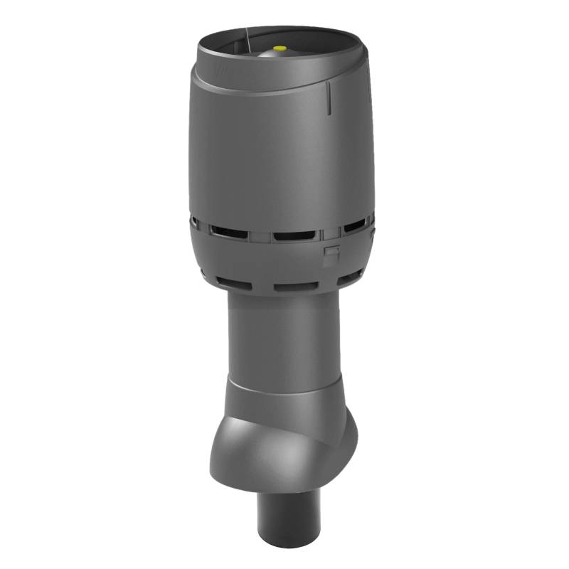 Выход канализации вентиляционный Vilpe Flow 110/160/350 ИЗ антрацит