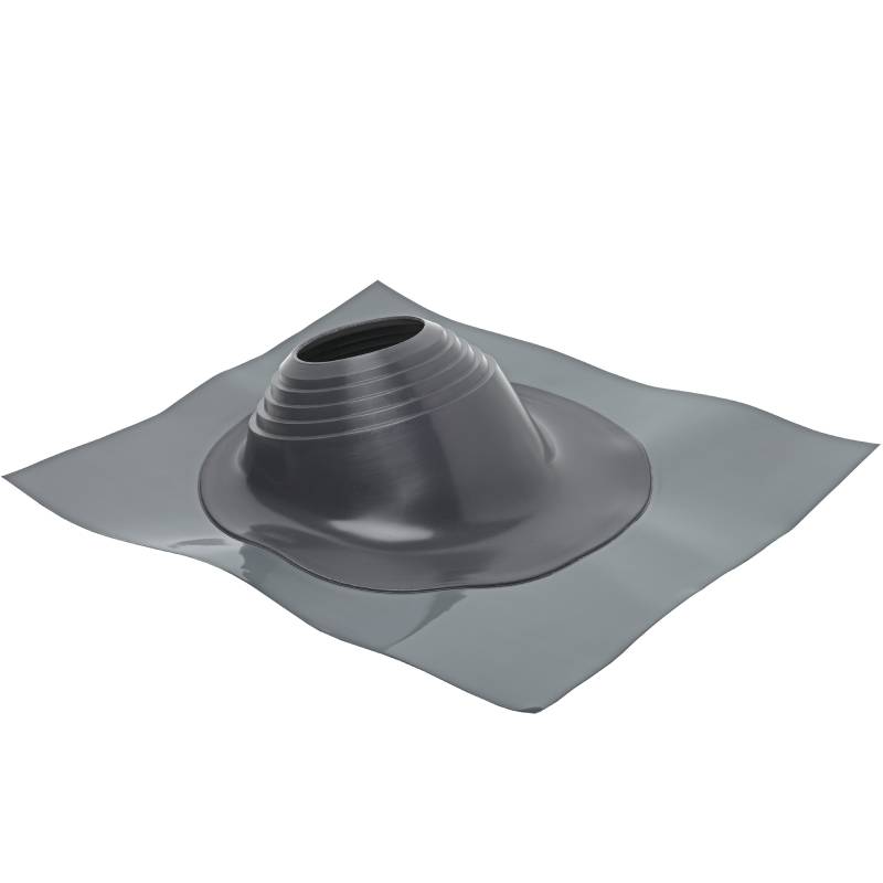 Проходной элемент MF угловой №3.1 (280-460мм) +240 силиконовый (металлический окрашенный фланец) серый