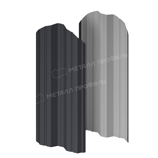 Штакетник металлический МП М-111-О (ПЭ-01-7024-0.4)