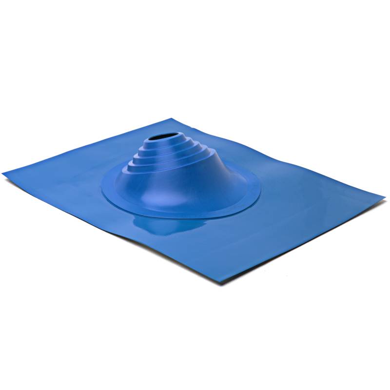 Проходной элемент MF угловой №1 (75-200мм) +185 EPDM (металлический окрашенный фланец) синий