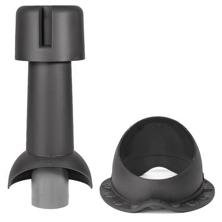 Комплект Krovent Wave 110 изолированный серый Комплект Krovent Wave 110 изолированный серый