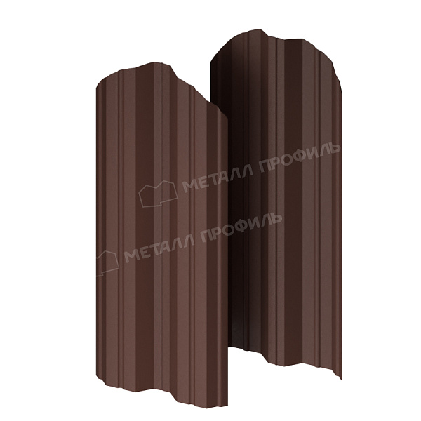 Штакетник металлический МП М-111-О (VikingMP Д-01-8017\8017-0.45)