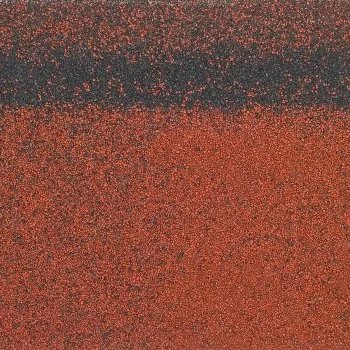 Коньково-карнизная черепица ТЕХНОНИКОЛЬ SHINGLAS Красный Оптима