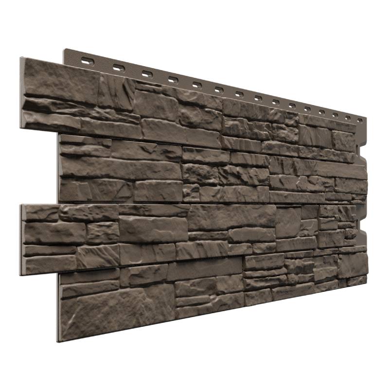 Фасадная панель Docke Standard Алтай, Шоколад Фасадная панель Docke Standard Алтай, Шоколад