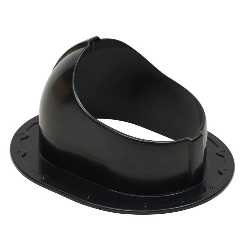 Элемент проходной Gervent для фальцевой кровли и гибкой черепицы черный