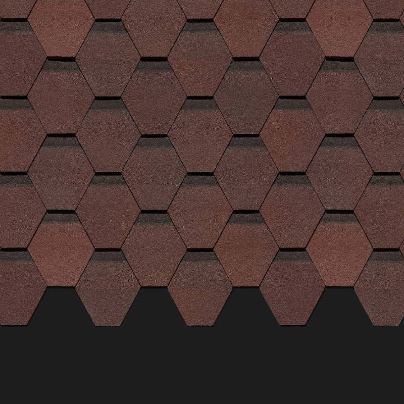 Гибкая черепица Docke PREMIUM Шеффилд Зрелый каштан