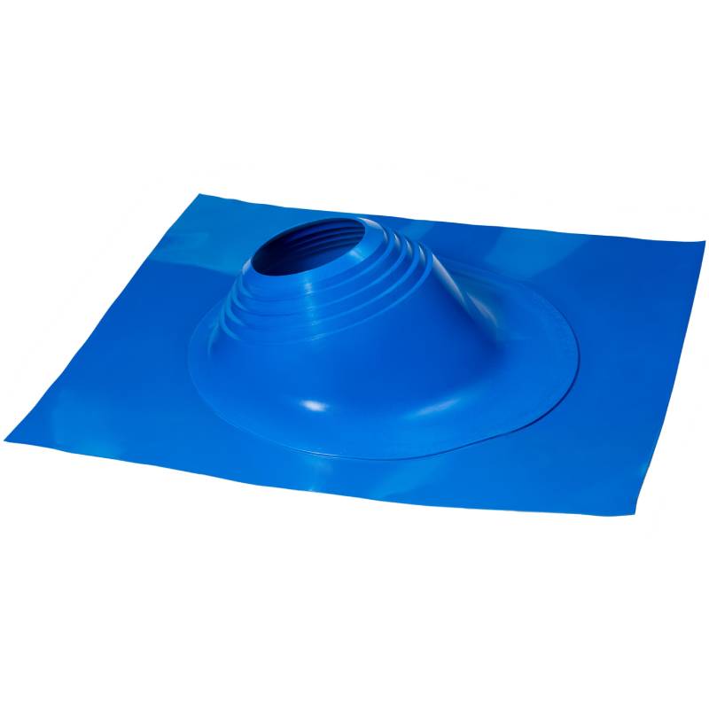 Проходной элемент MF угловой №3.1 (280-460мм) +240 силиконовый (металлический окрашенный фланец) синий