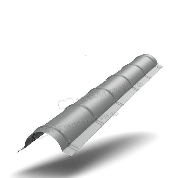 Планка конька круглого R110х2000 NormanMP (ПЭ-01-9006-0.5) Планка конька круглого R110х2000 NormanMP (ПЭ-01-9006-0.5)