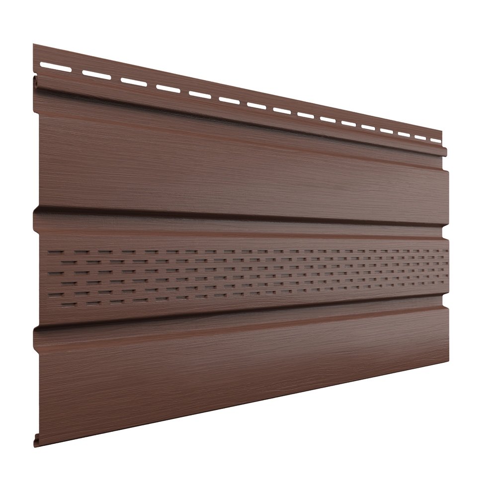 Софит Технониколь ОПТИМА с частичной перфорацией, каштан