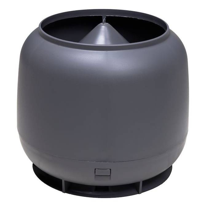 Колпак для трубы Vilpe d160 серый