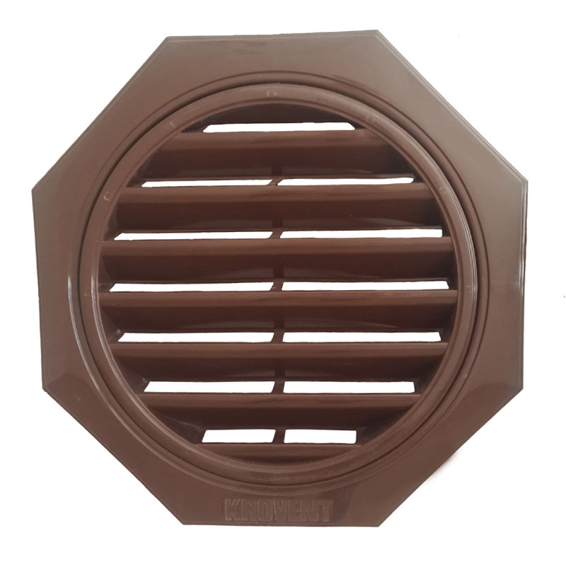 Окно для чердака Krovent 55х55 сигнальный коричневый