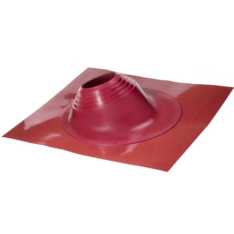 Проходной элемент MF угловой №2 (180-280мм) +185 EPDM (металлический окрашенный фланец) красный