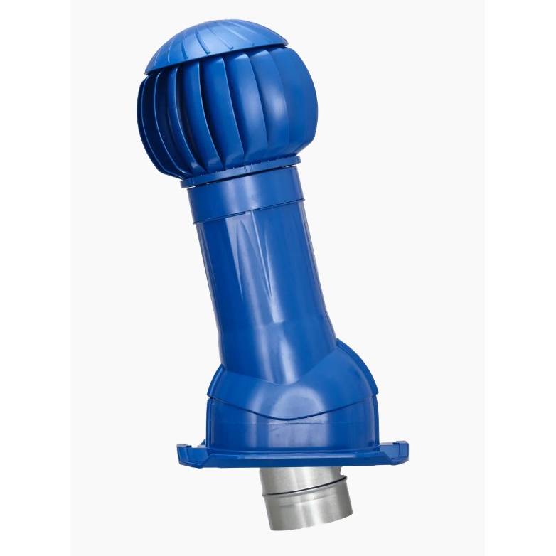 Комплект вентиляции Gervent для кровли Профнастил-21 125/160 синий Комплект вентиляции Gervent для кровли Профнастил-21 125/160 синий