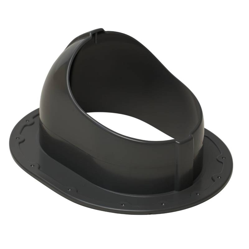 Элемент проходной Gervent для фальцевой кровли и гибкой черепицы серый графит