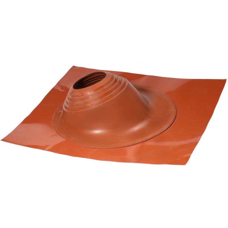 Проходной элемент MF угловой №2 (180-280мм) +185 EPDM (металлический окрашенный фланец) терракотовый