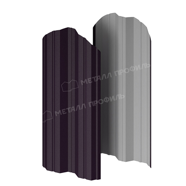 Штакетник металлический МП М-111-О (VALORI-20-Violet-0.5)