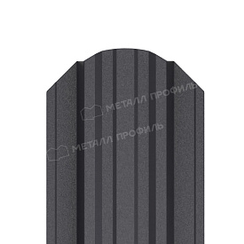 Штакетник металлический МП TRAPEZE-O 16,5х118 (VALORI-20-Grey-0.5)