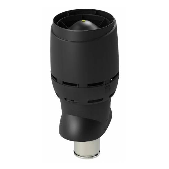 Выход вентиляционный Vilpe Flow XL 200/ИЗ/700 черный Выход вентиляционный Vilpe Flow XL 200/ИЗ/700 черный