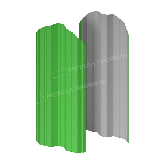 Штакетник металлический МП М-111-О NormanMP (ПЭ-01-6018-0.5)