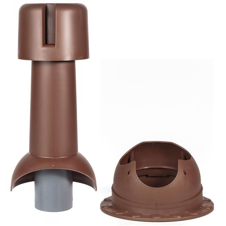 Комплект Krovent Seam 110 изолированный коричневый Комплект Krovent Seam 110 изолированный коричневый