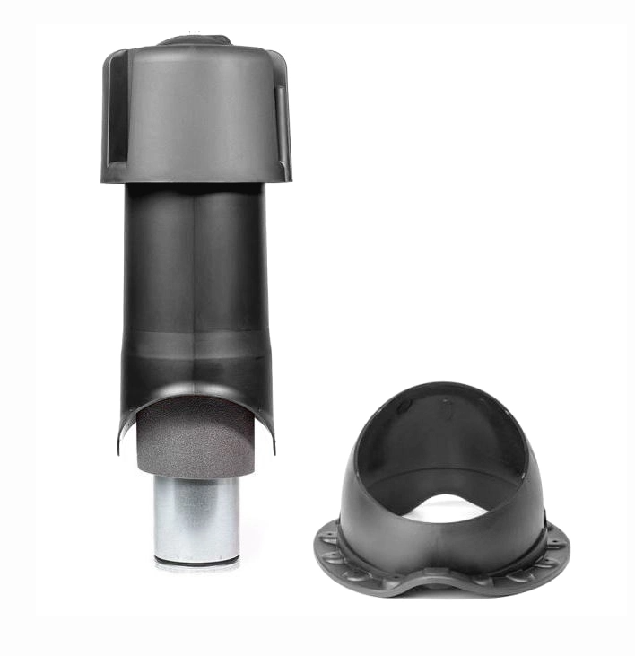 Комплект Krovent Wave 125 изолированный серый Комплект Krovent Wave 125 изолированный серый