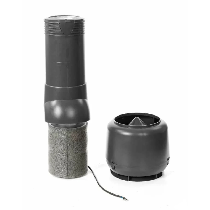 Выход вентиляционный Технониколь изолированный D125/160 ТУРБО серый