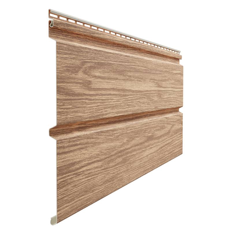 Сайдинг Docke LUX под дерево, Монреаль Брус D6S, рябина