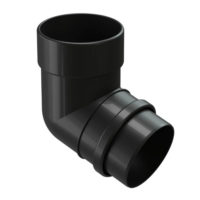 Колено 72˚ Docke LUX, цвет карбон