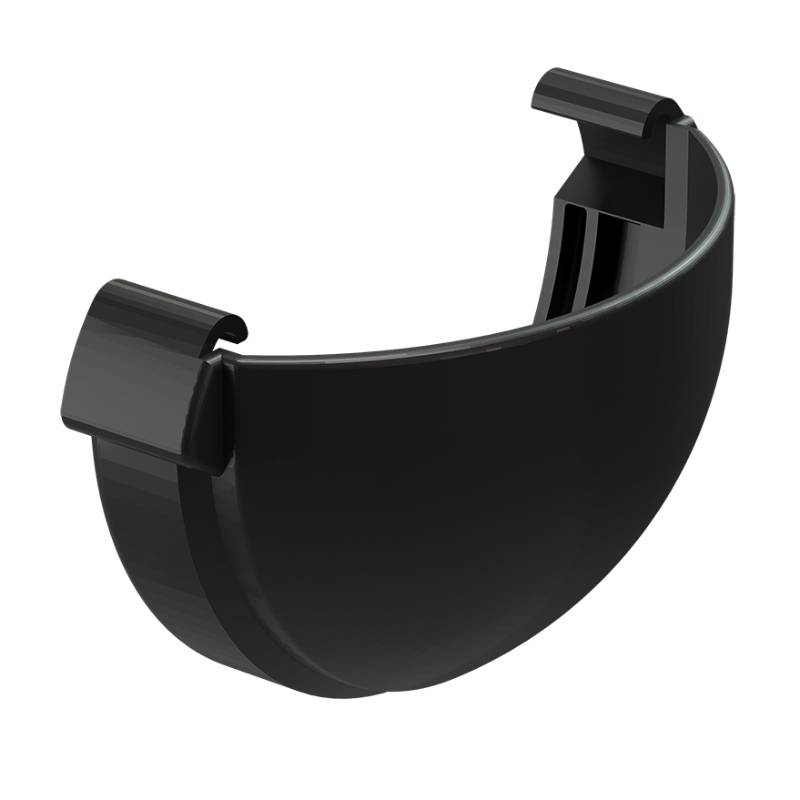 Заглушка желоба Docke LUX, цвет карбон