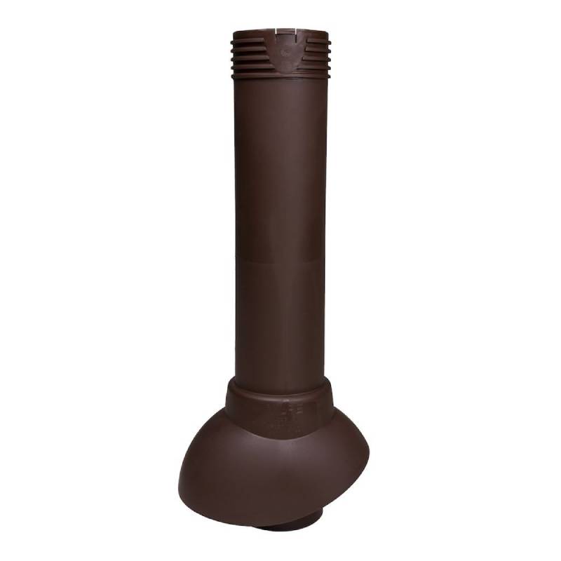 Выход канализации вентиляционный Vilpe Easy 110/500 коричневый