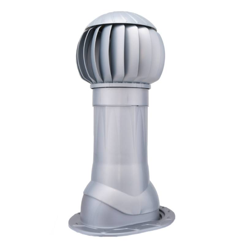 Комплект вентиляции Gervent для фальцевой кровли и гибкой черепицы изолированный 150/160мм серебристый Комплект вентиляции Gervent для фальцевой кровли и гибкой черепицы изолированный 150/160мм серебристый