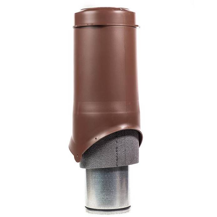 Выход вентиляции Krovent Pipe-VT 150 изолированный коричневый Выход вентиляции Krovent Pipe-VT 150 изолированный коричневый