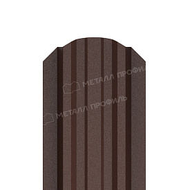 Штакетник металлический МП LАNE-O 16,5х99 (ПЭМАД-01-8017\8017-0.4)