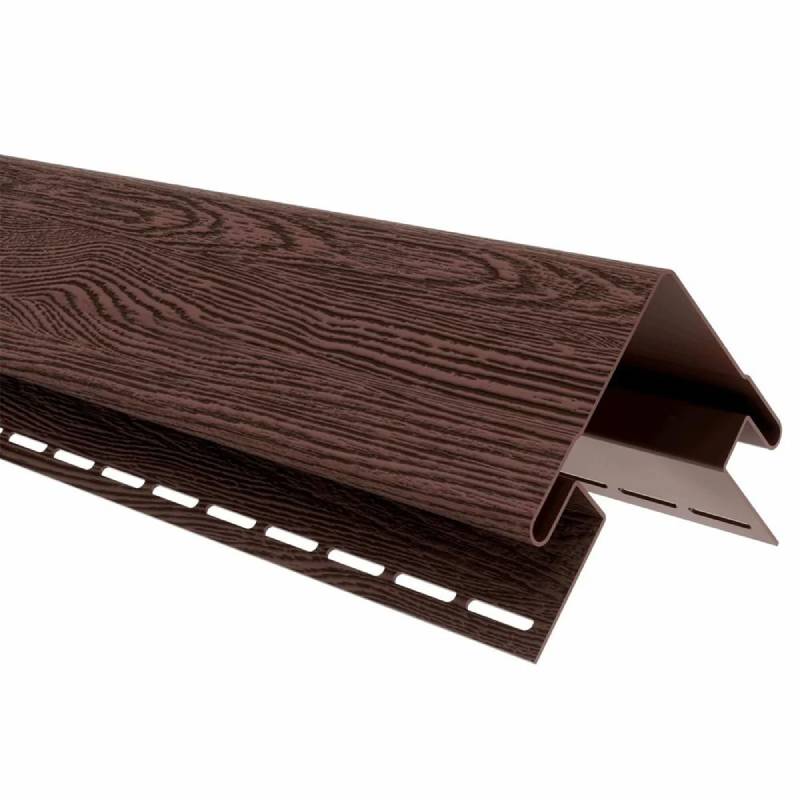 Угол наружный Технониколь Фактур, орех