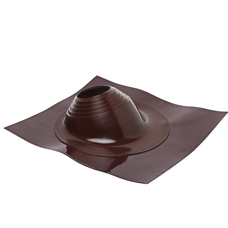 Проходной элемент MF угловой №2 (180-280мм) +185 EPDM (металлический окрашенный фланец) коричневый