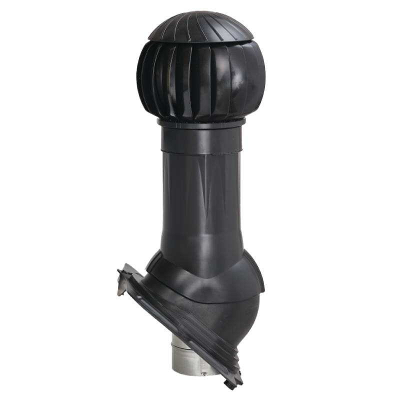 Комплект вентиляции Gervent для кровли Universal 125/160 черный Комплект вентиляции Gervent для кровли Universal 125/160 черный