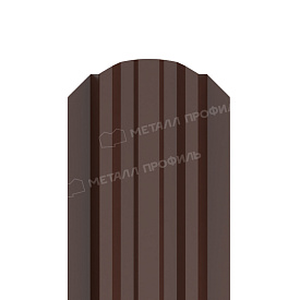 Штакетник металлический МП LАNE-O 16,5х99 (ПЭД-01-8017\8017-0.45)