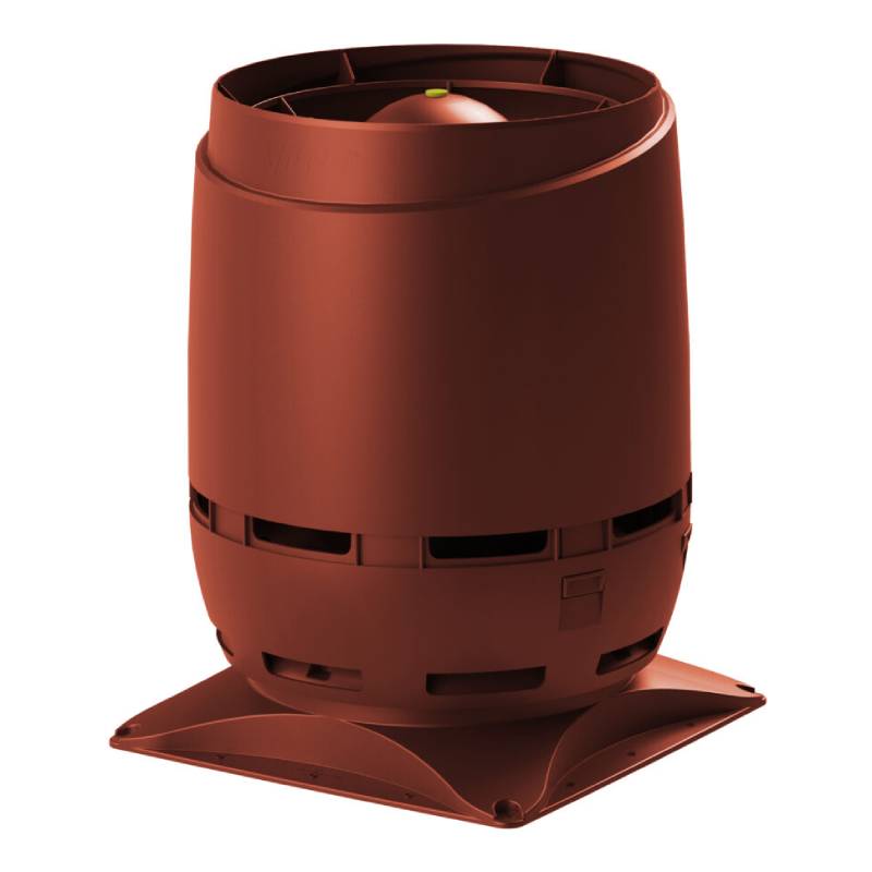 Выход вентиляционный Vilpe Flow 250S с основанием 400x400 красный