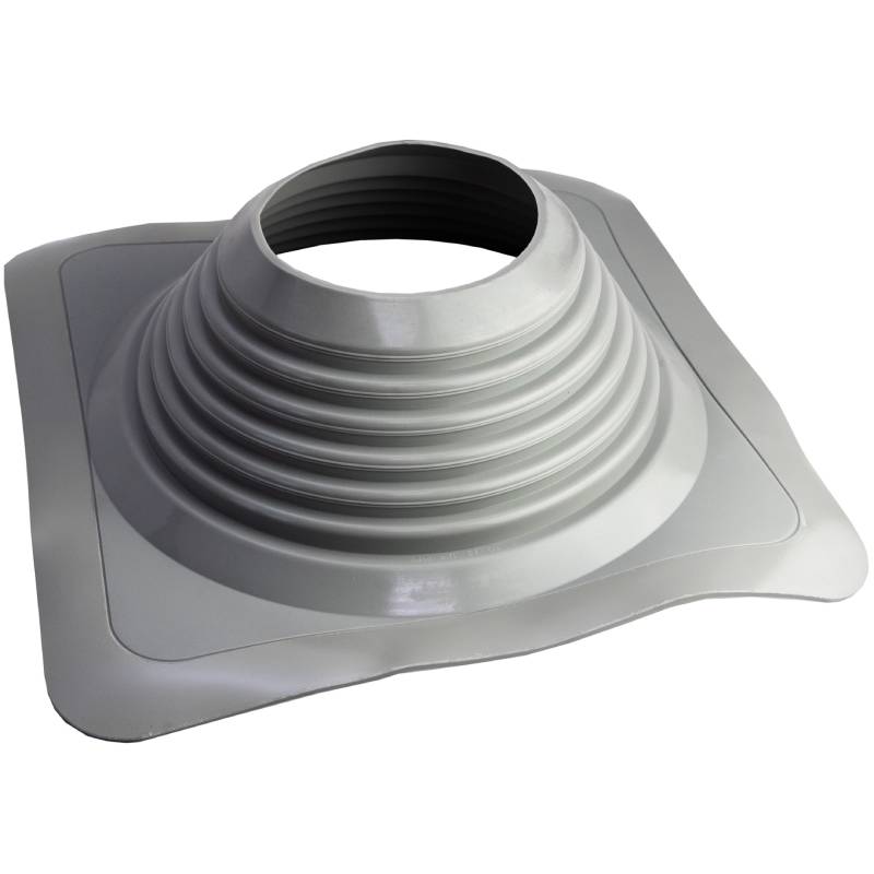 Проходной элемент MF CN прямой №8 (180-330мм) +240 силиконовый (окрашенный фланец) серебро