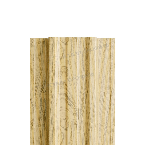 Штакетник металлический МП TRAPEZE-T 16,5х118 (ECOSTEEL_T-01-Сосна-0.5)