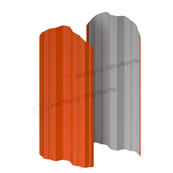 Штакетник металлический МП М-111-О (ПЭ-01-2004-0.45)