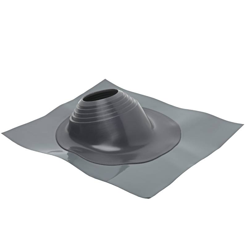 Проходной элемент MF угловой №2 (180-280мм) +240 силиконовый (металлический окрашенный фланец) серый