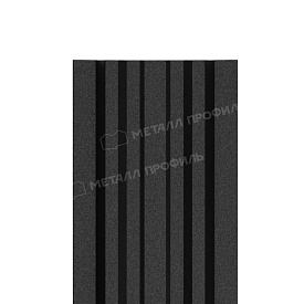 Штакетник металлический МП LАNE-T 16,5х99 (VikingMP E-20-9005-0.5)