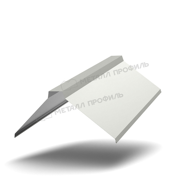 Планка конька плоского 155х155х2000 NormanMP (ПЭ-01-9010-0.5) Планка конька плоского 155х155х2000 NormanMP (ПЭ-01-9010-0.5)