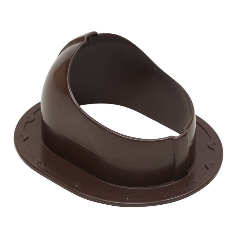 Элемент проходной Gervent для фальцевой кровли и гибкой черепицы коричневый