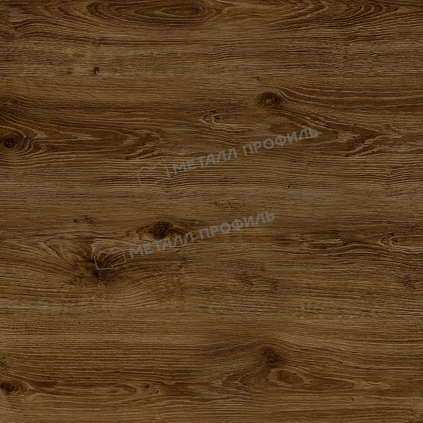 Штакетник металлический МП LАNE-O 16,5х99 (ECOSTEEL_MA-12-Античный Дуб-0.45)