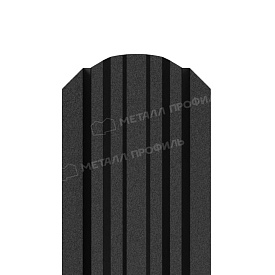 Штакетник металлический МП LАNE-O 16,5х99 (VikingMP E-20-9005-0.5)